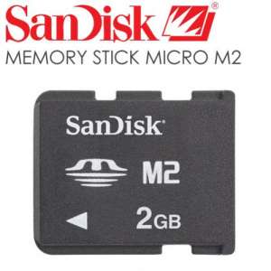 2 GB SanDisk Memory Stick Micro M2 Card (12 months Warranty)